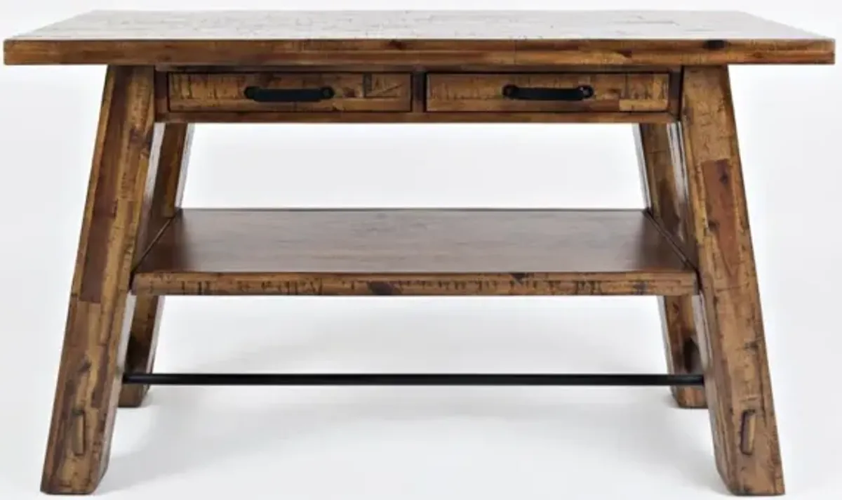 Jofran Cannon Valley Trestle Sofa Table