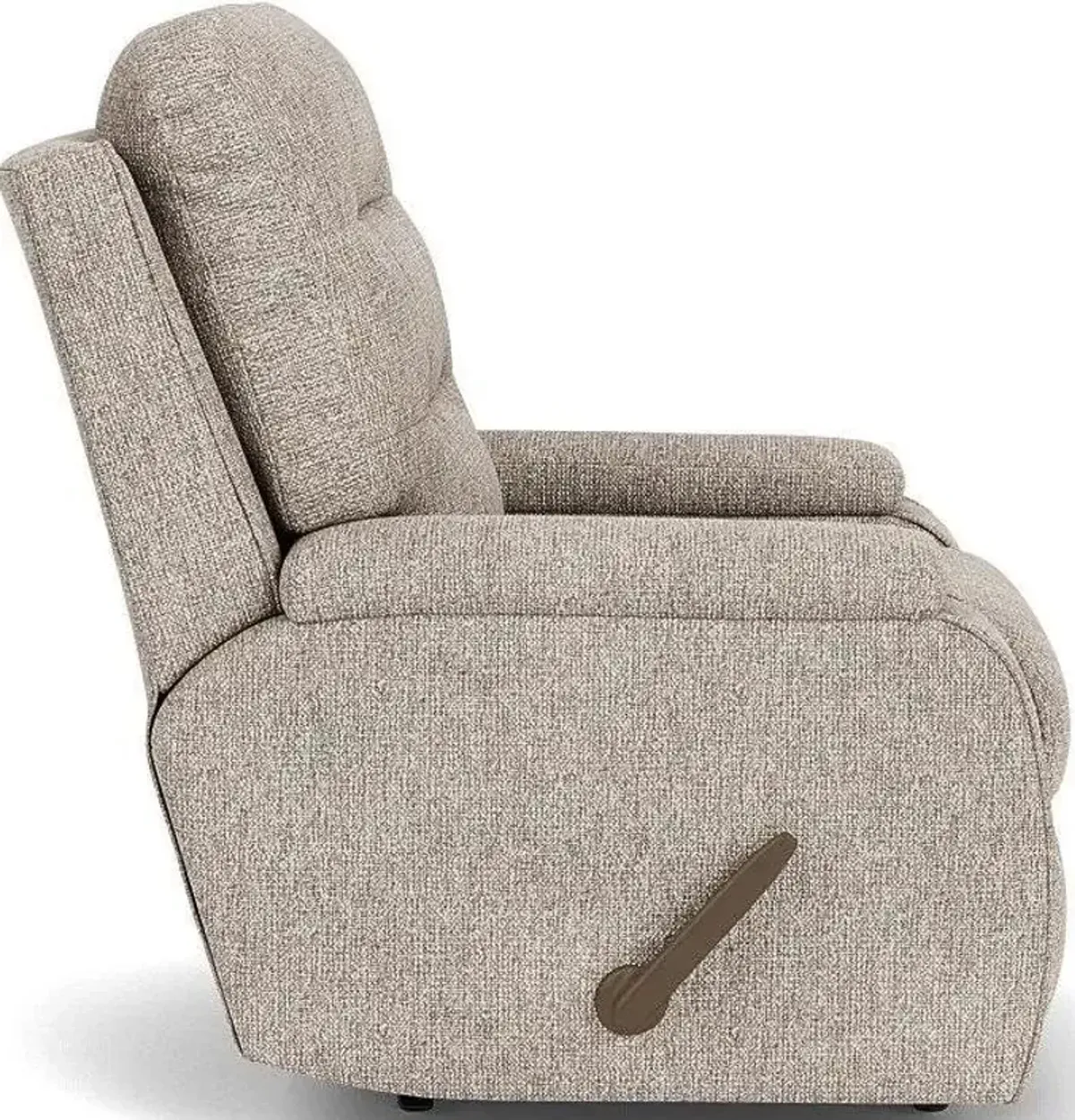 Flexsteel Kerrie Silver Overcast Manual Recliner