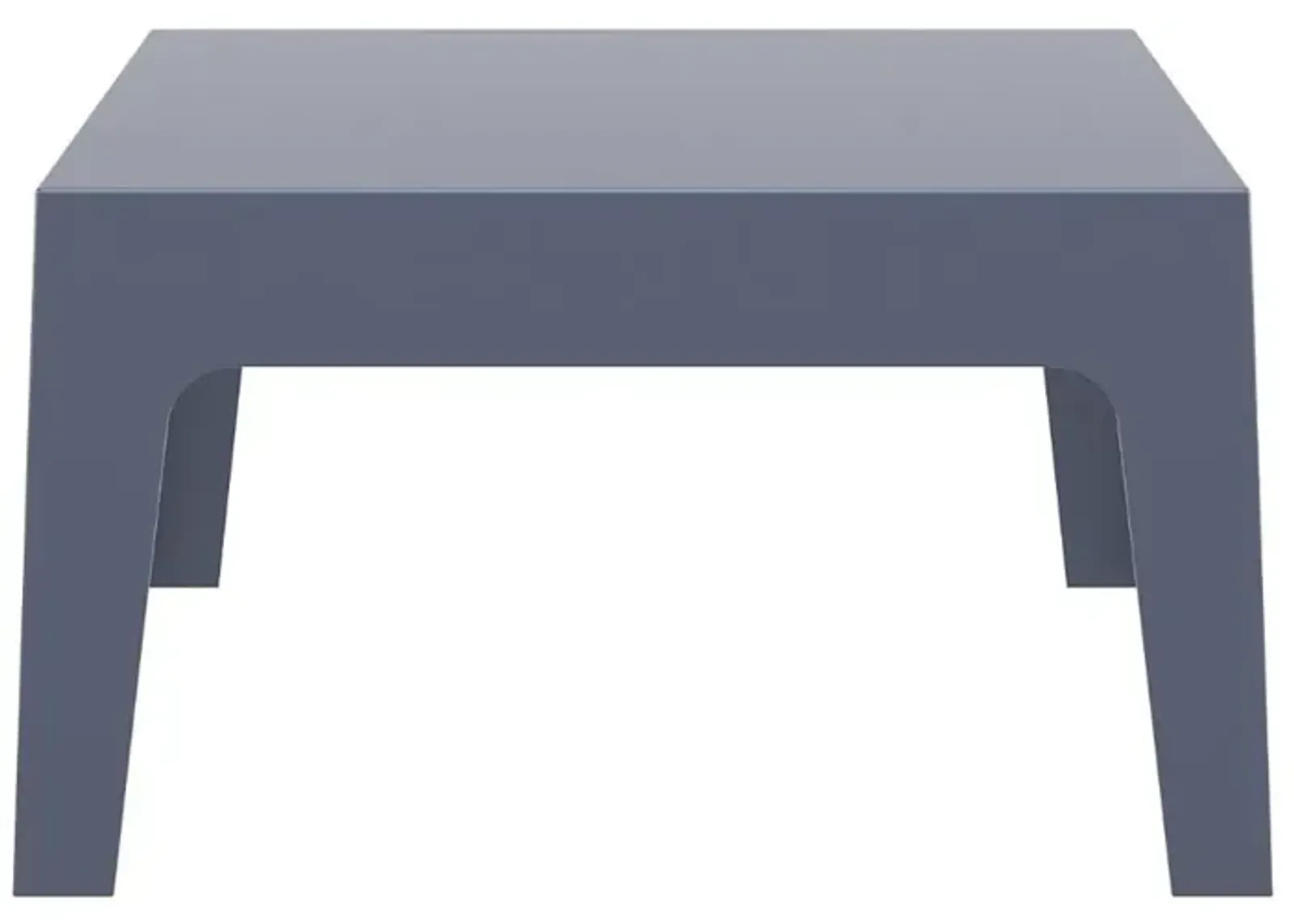 Compamia Box Resin Outdoor Coffee Table Dark Gray