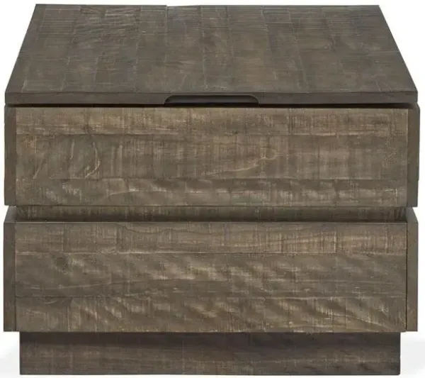 Magnussen Wood Lift-Top Storage Cocktail Table with Casters Baisden