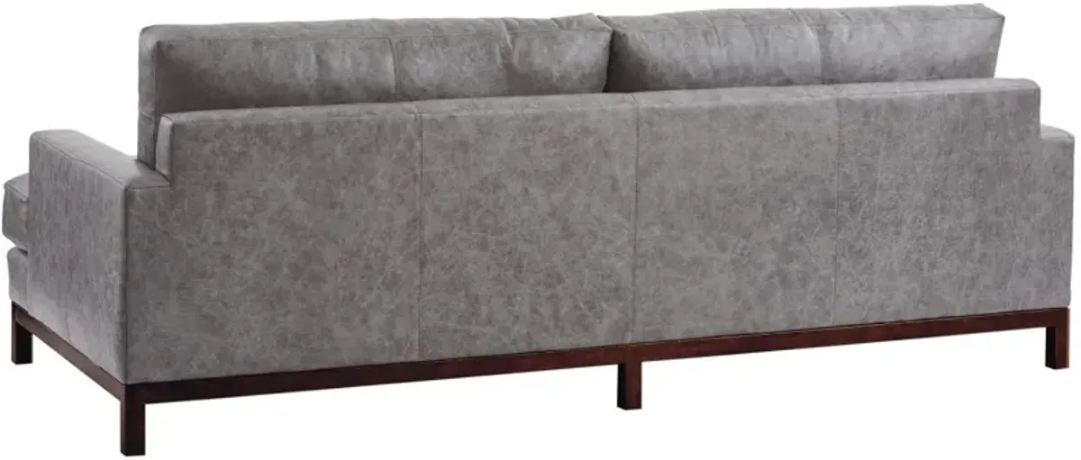 Barclay Butera Upholstery by Barclay Butera Horizon Leather Sofa Bronze