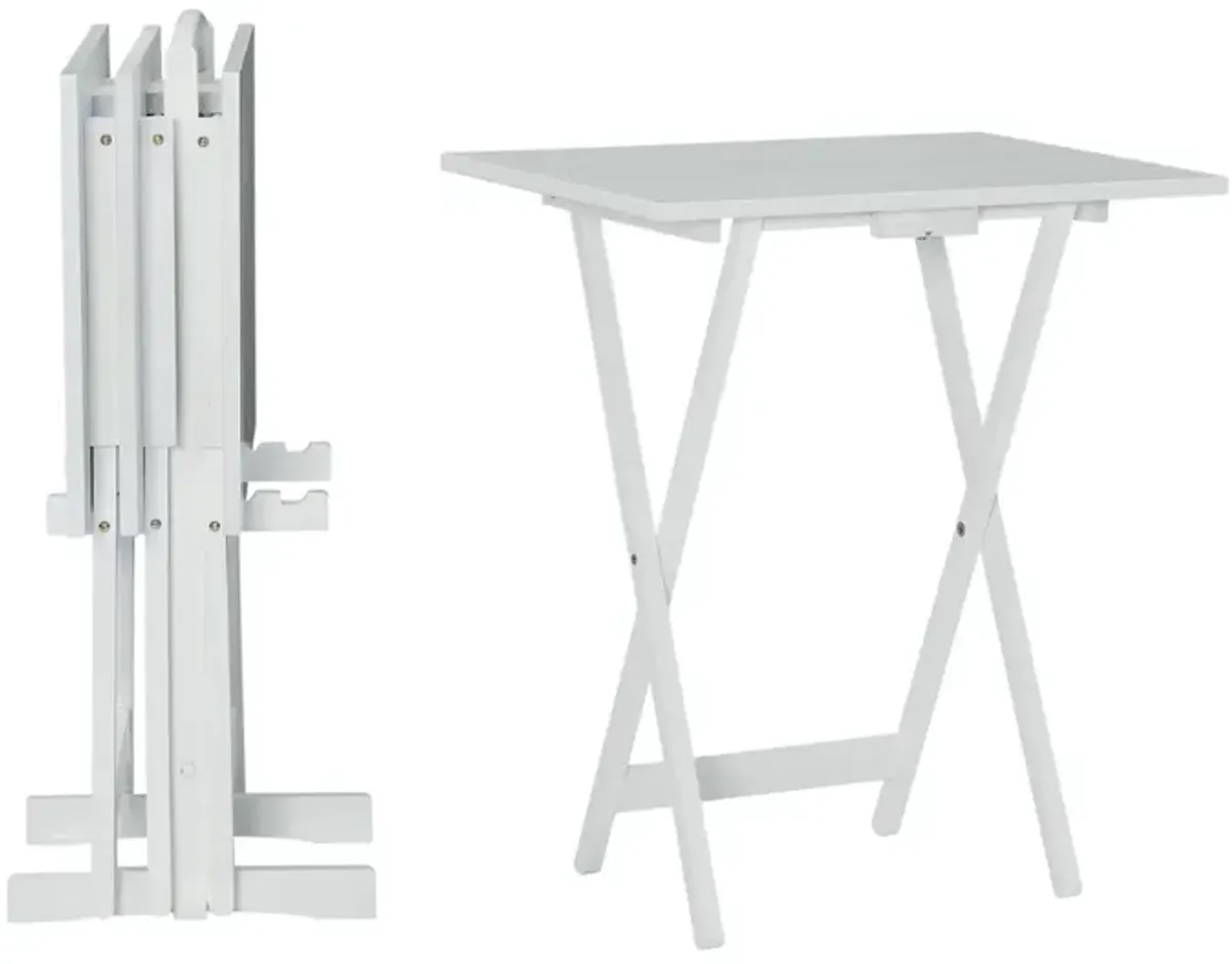 TANNAN WHITE TRAY TABLES