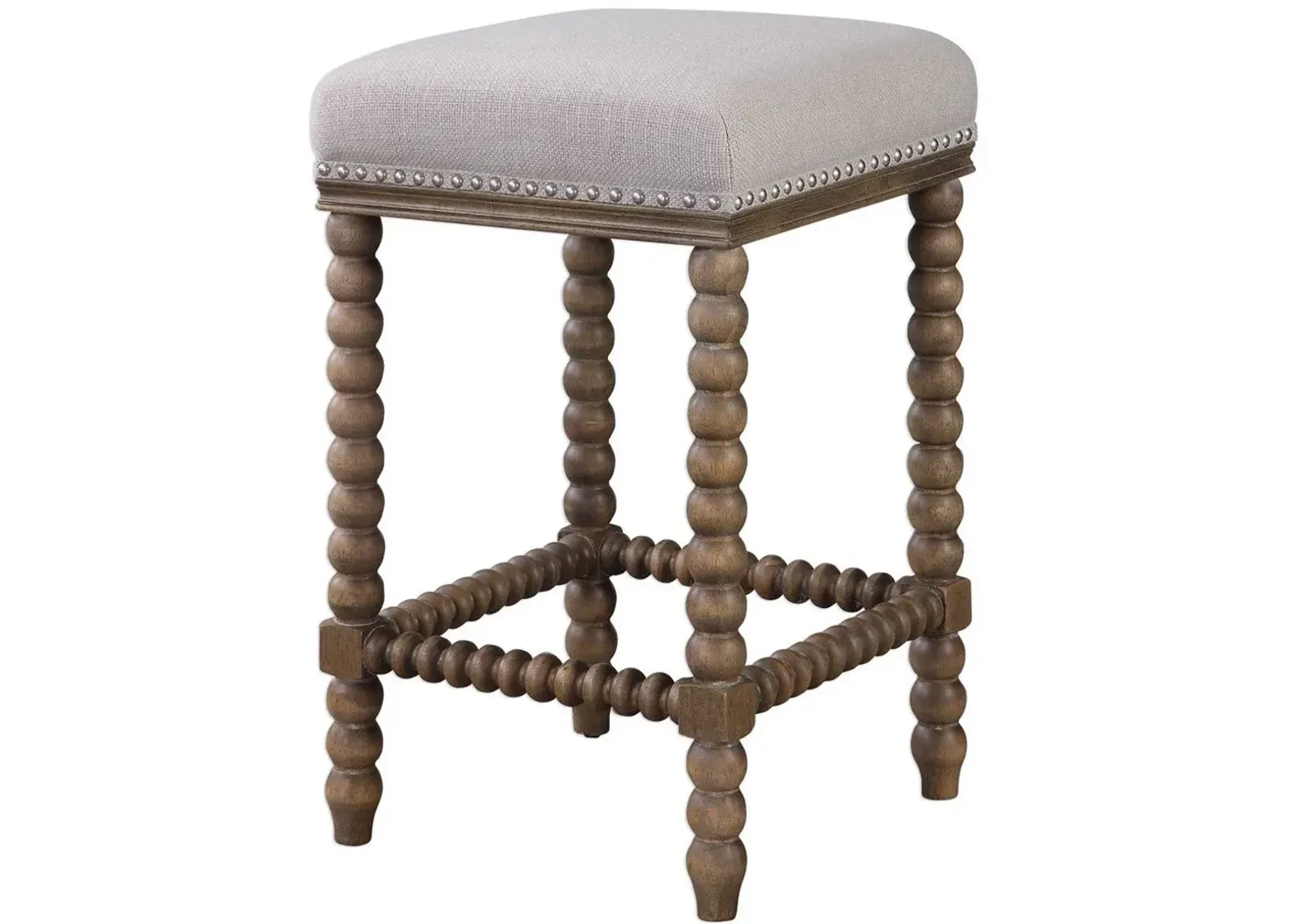 Uttermost Pryce Soft Ivory Counter-Height Stool