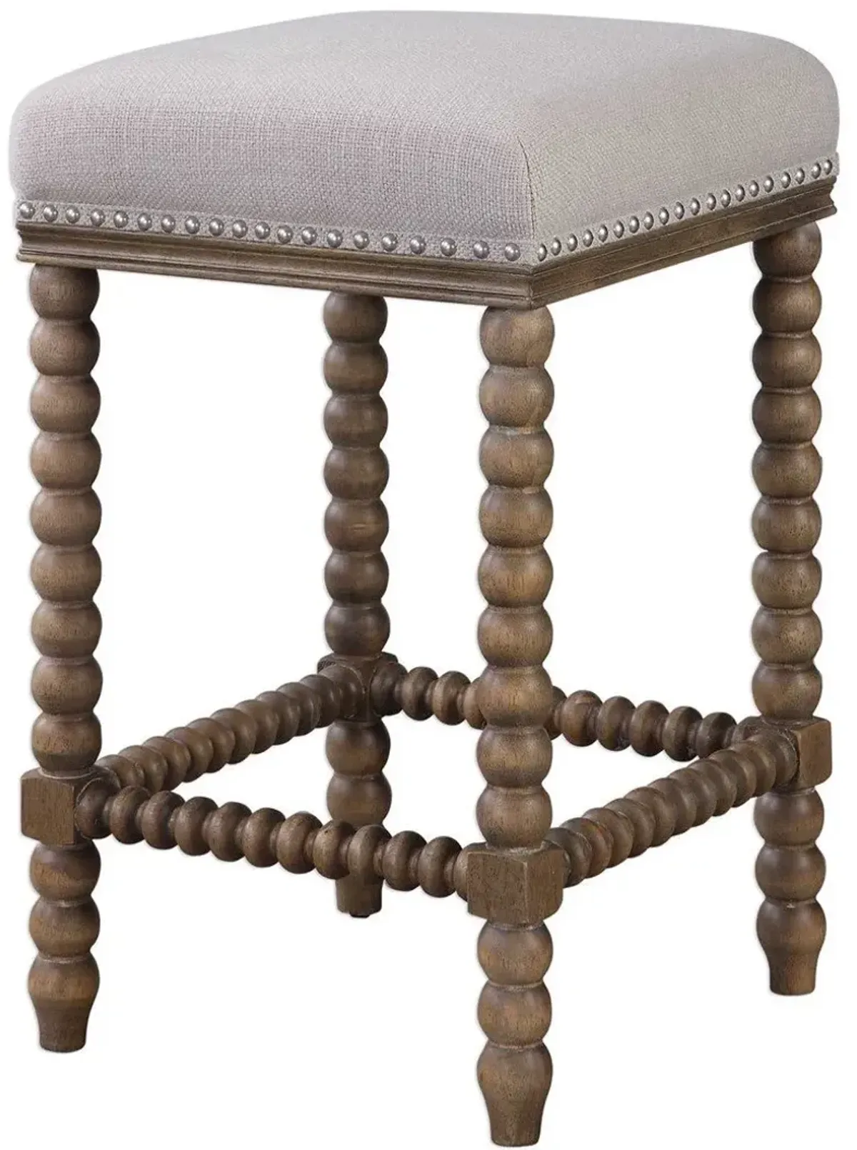 Uttermost Pryce Soft Ivory Counter-Height Stool