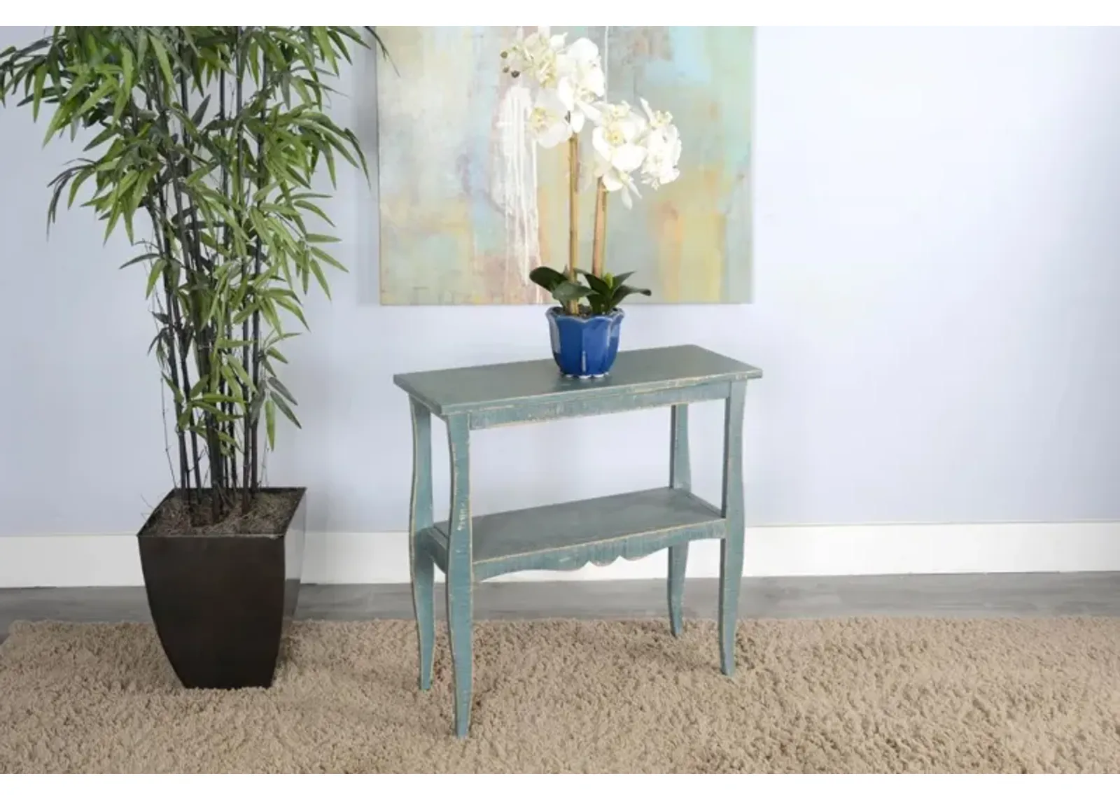 Sunny Designs Marina Sea Grass 28 Inch Side Table