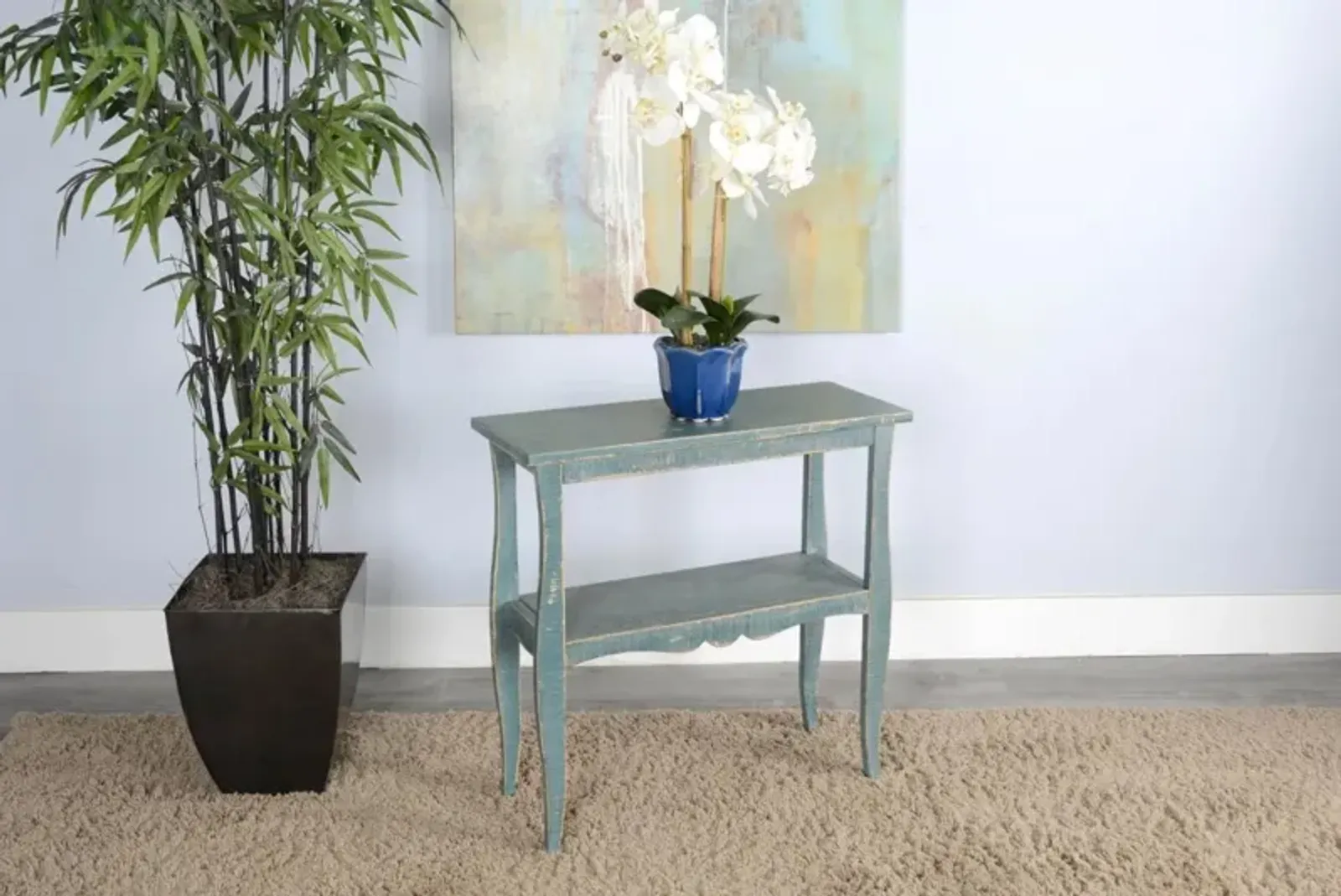 Sunny Designs Marina Sea Grass 28 Inch Side Table