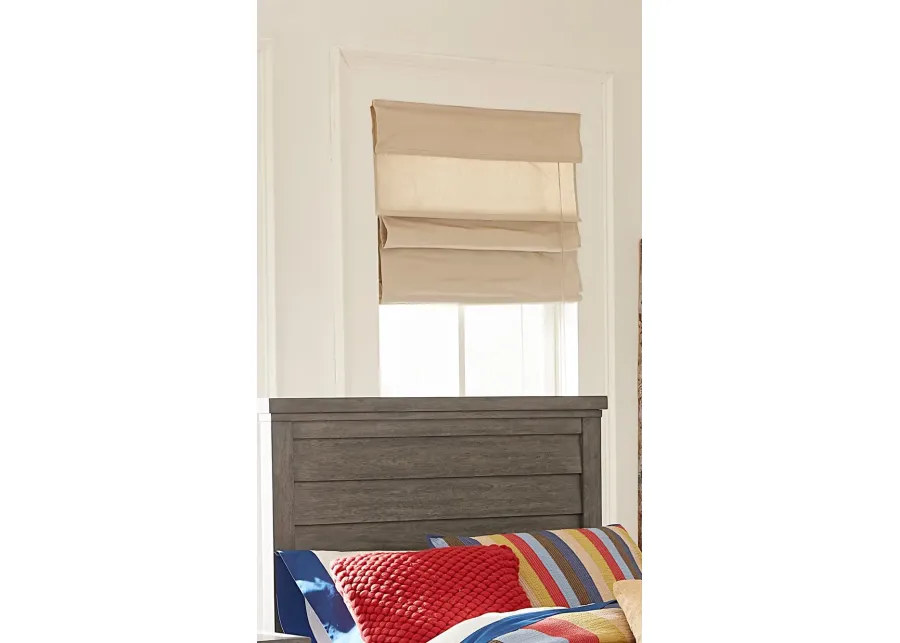 LOUVERED PANEL HEADBOARD TWIN - BUNKHOUSE