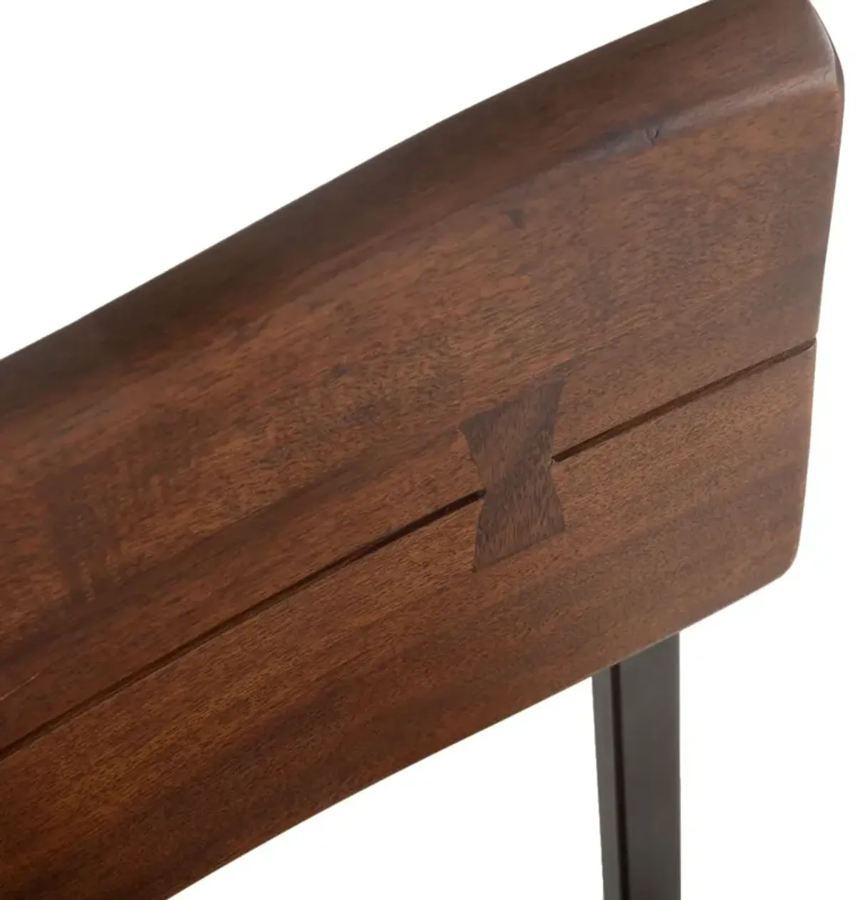Home Trends Design Loft 18 Inch Dining Chair Walnut