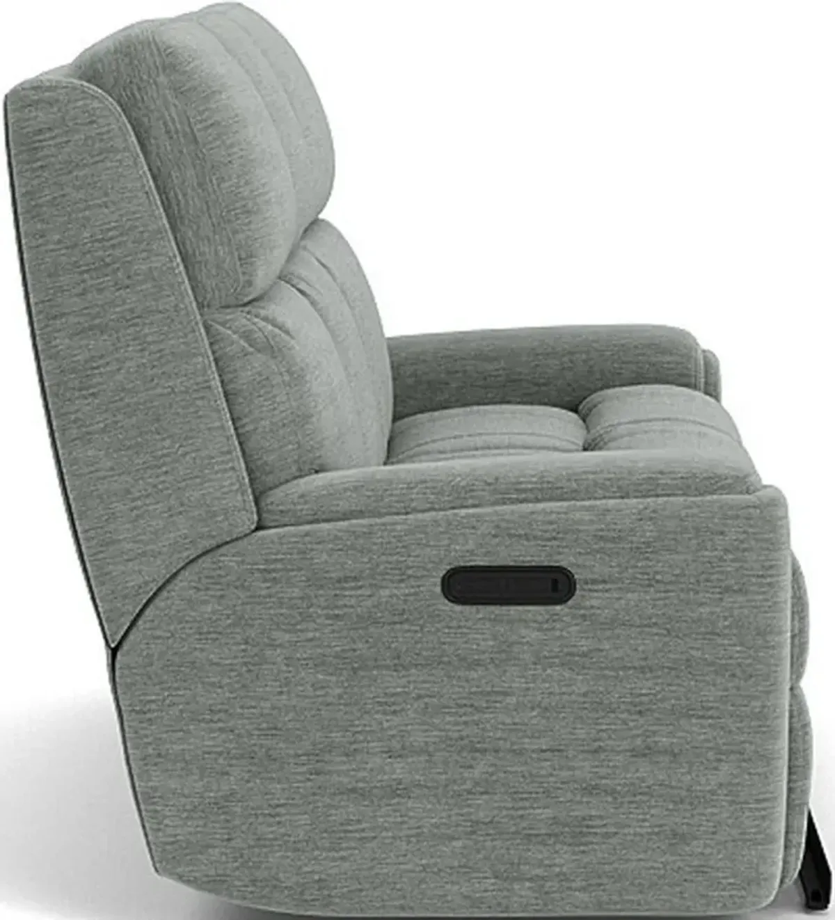 Flexsteel Rio Blue Arctic Reclining Sofa