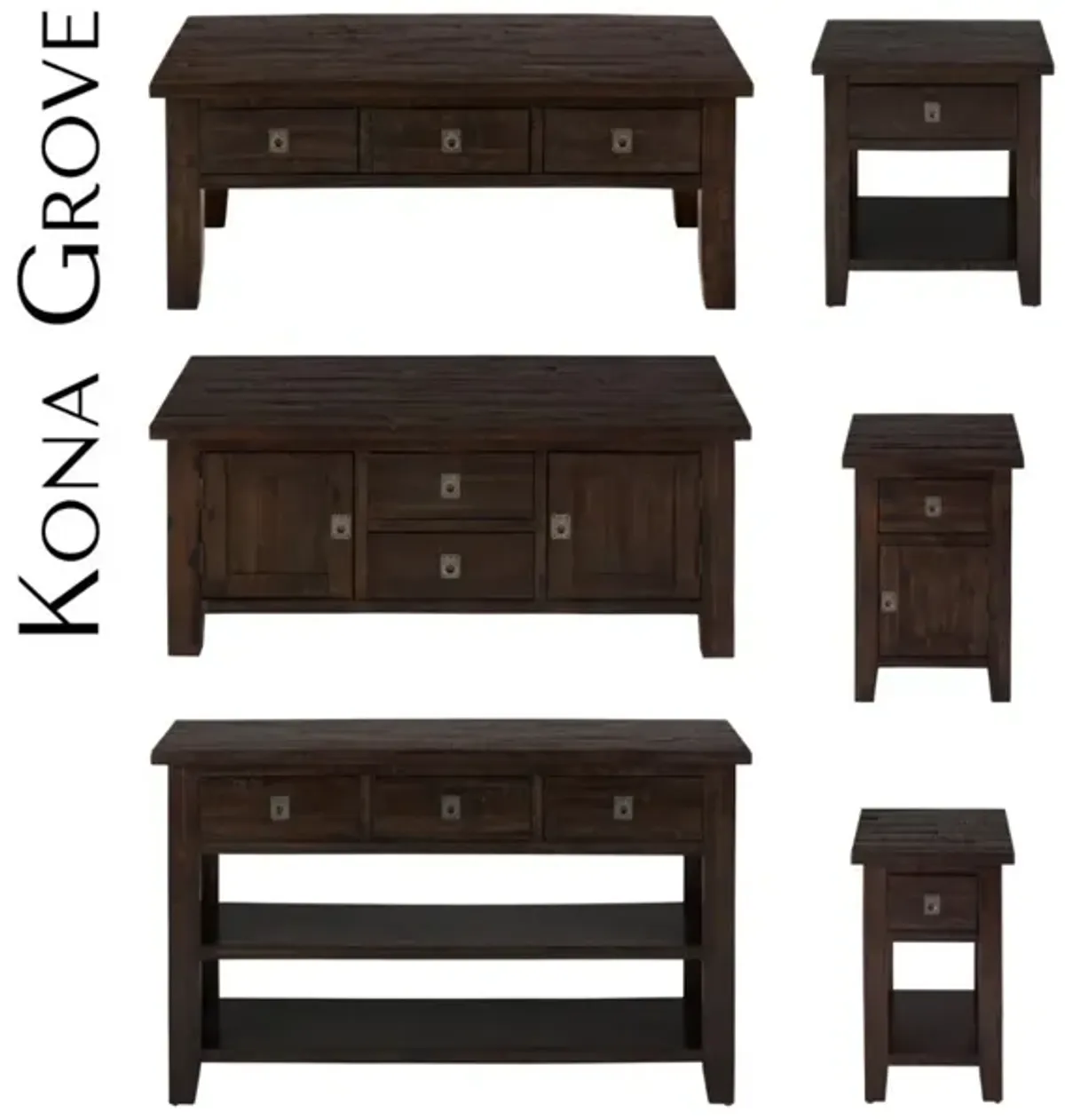 Jofran Kona Grove Sofa Console Table