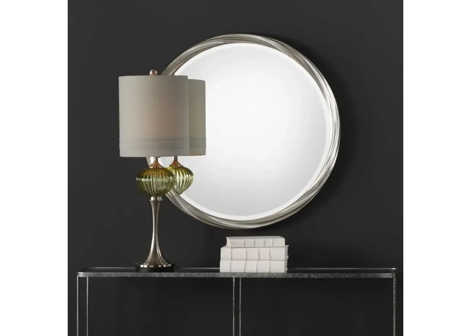 Uttermost Orion Silver Round Mirror