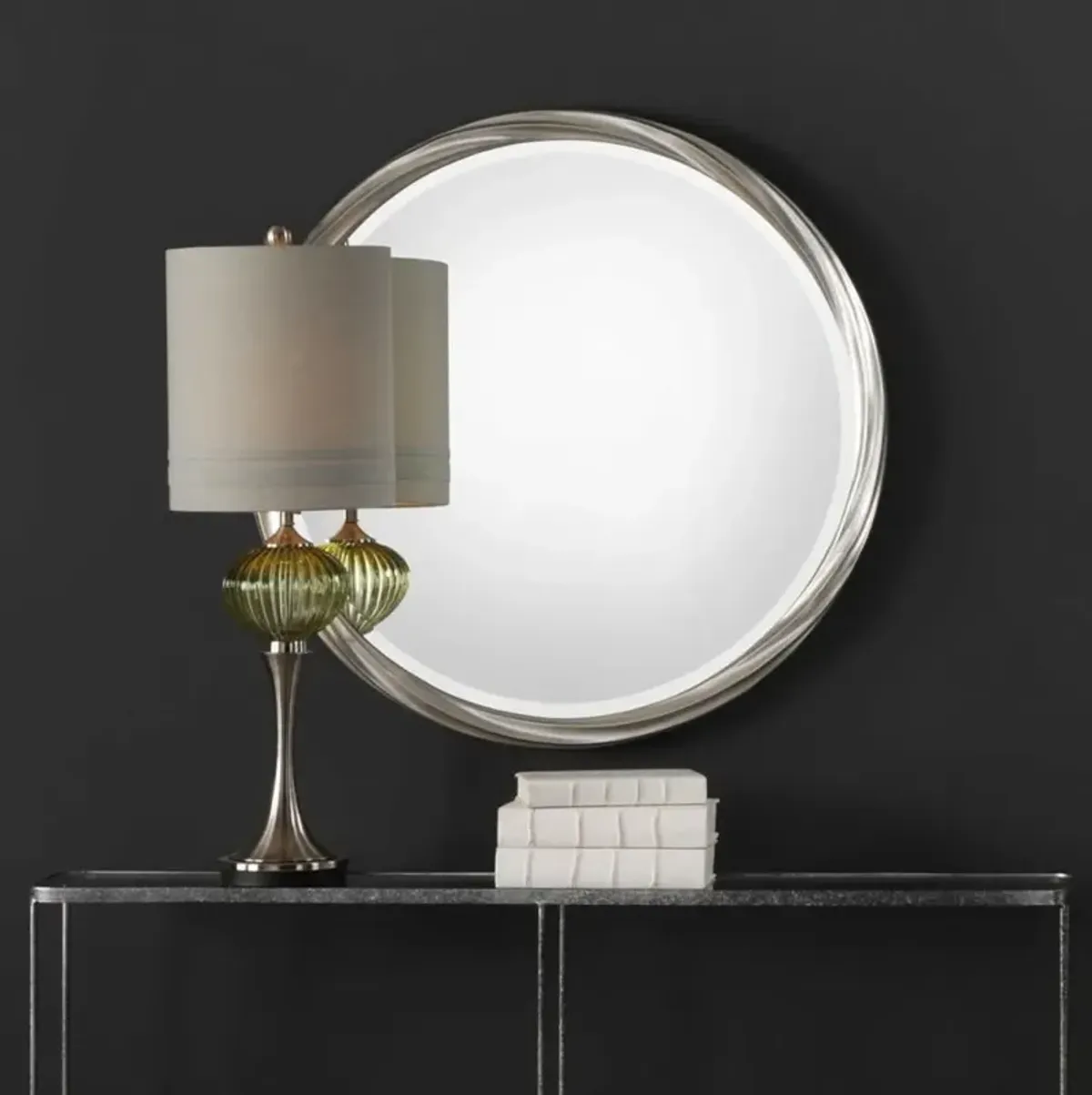 Uttermost Orion Silver Round Mirror