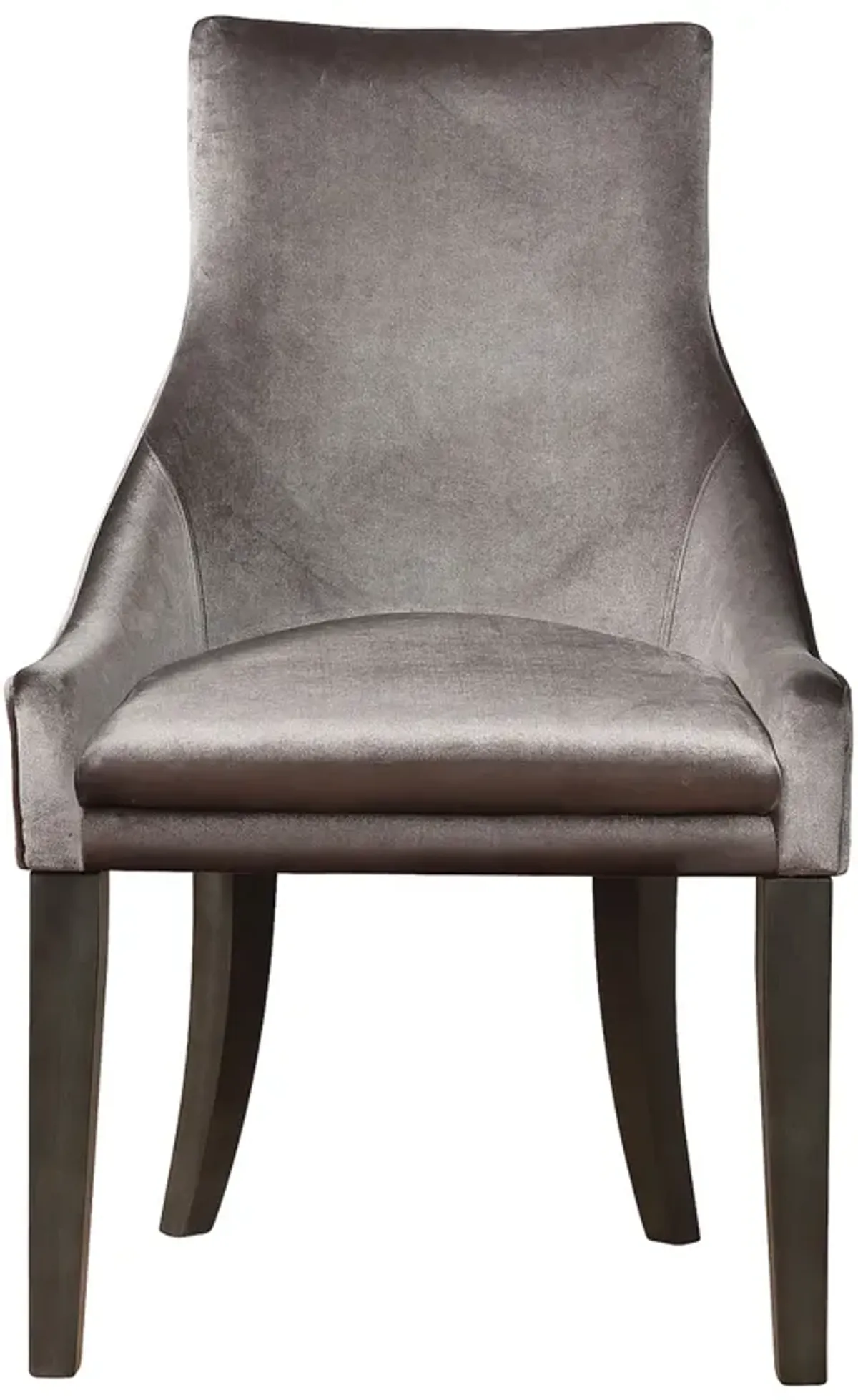 Coaster Phelps Velvet Upholstered Dining Side Chair Grey