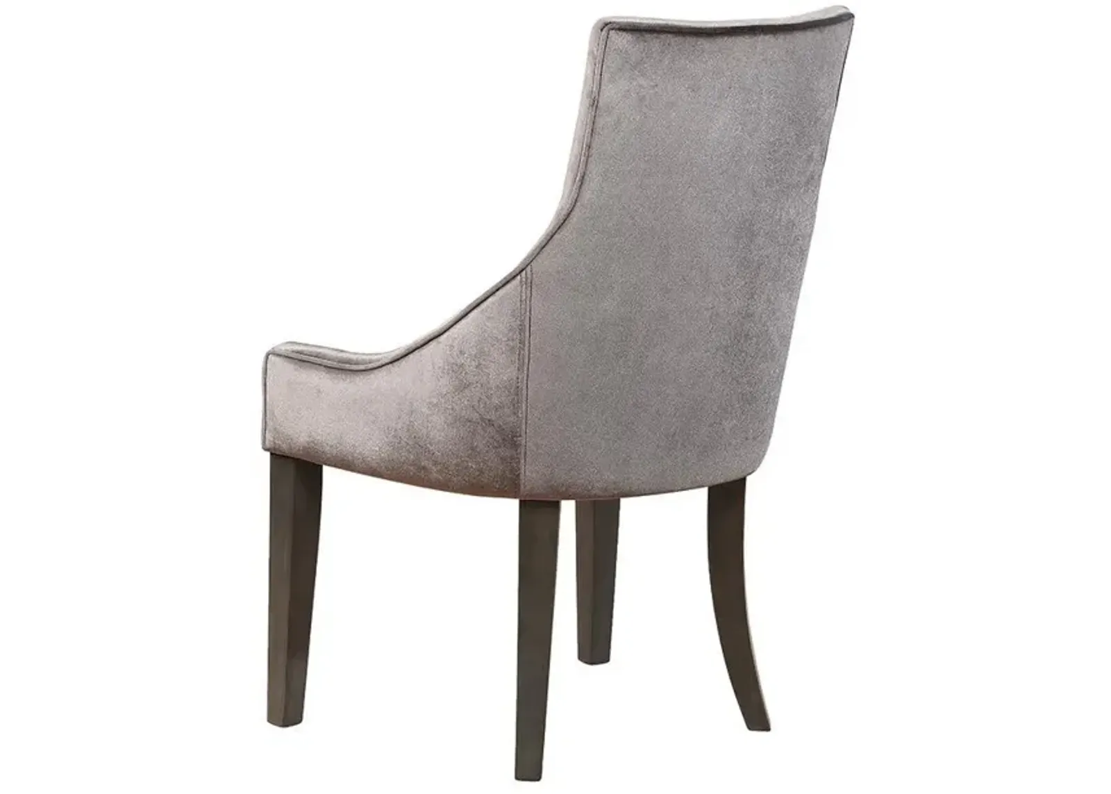 Coaster Phelps Velvet Upholstered Dining Side Chair Grey