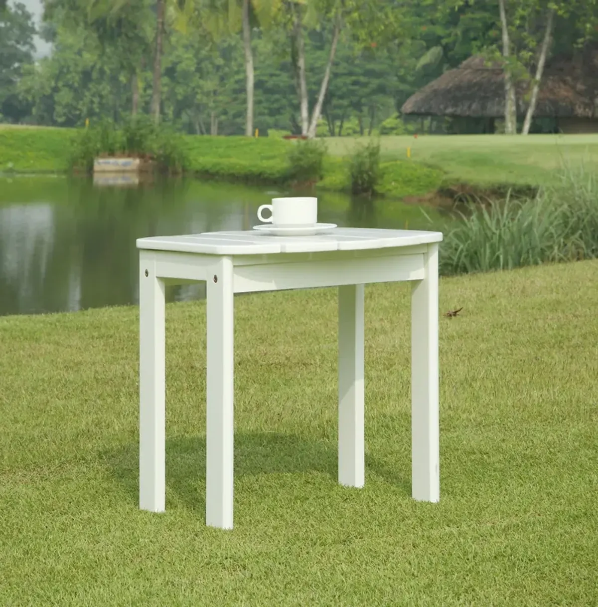 Linon White Adirondack End Table