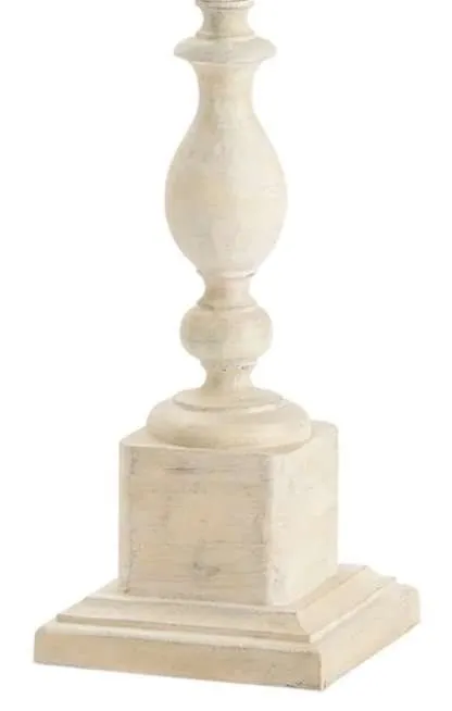 WHITE WASH FLOOR LAMP