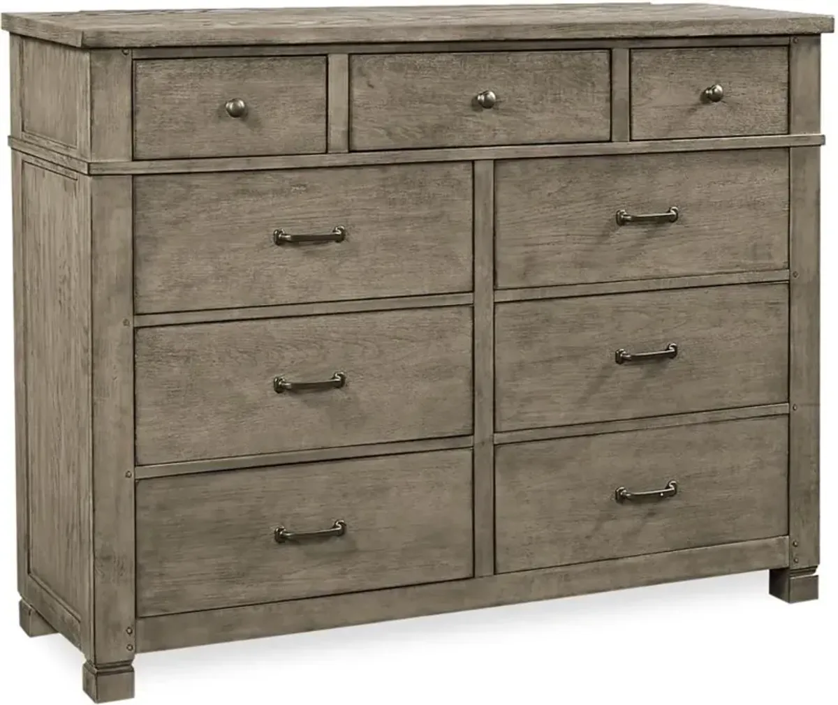 Aspenhome Elegant 9-Drawer Chesser in Stone Finish