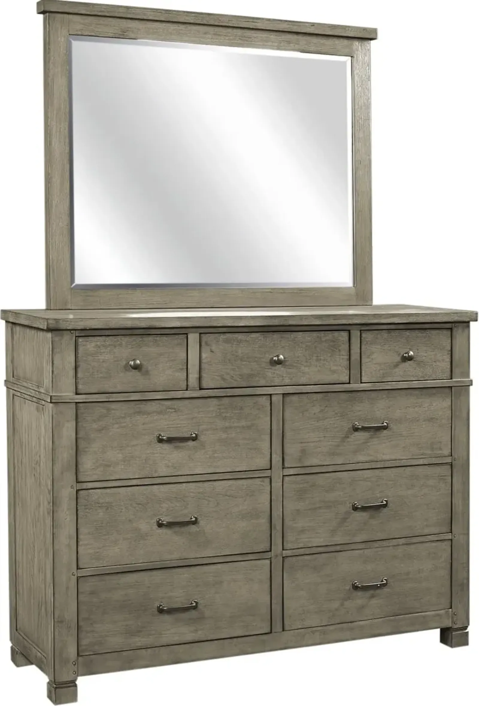 Aspenhome Elegant 9-Drawer Chesser in Stone Finish