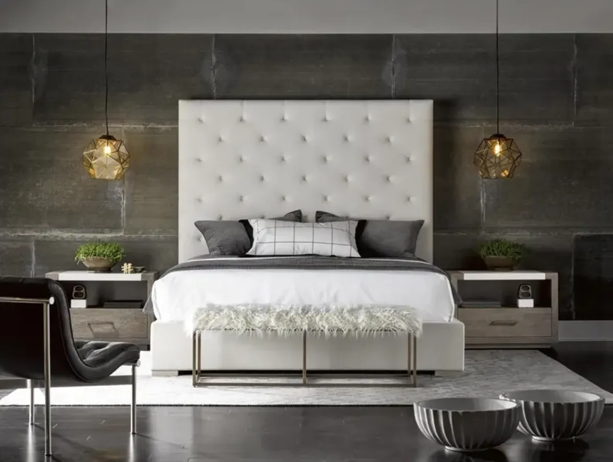 Universal Modern Brando Waltz/Quartz Upholstered California King Bed