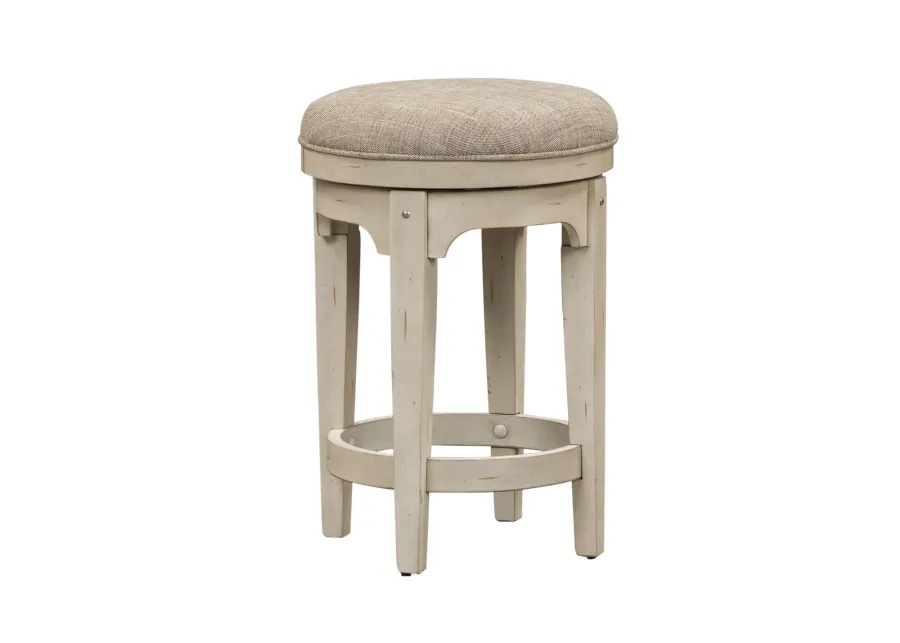 4 PIECE CONSOLE SET (1-CONSOLE 3-STOOLS) - MORGAN CREEK