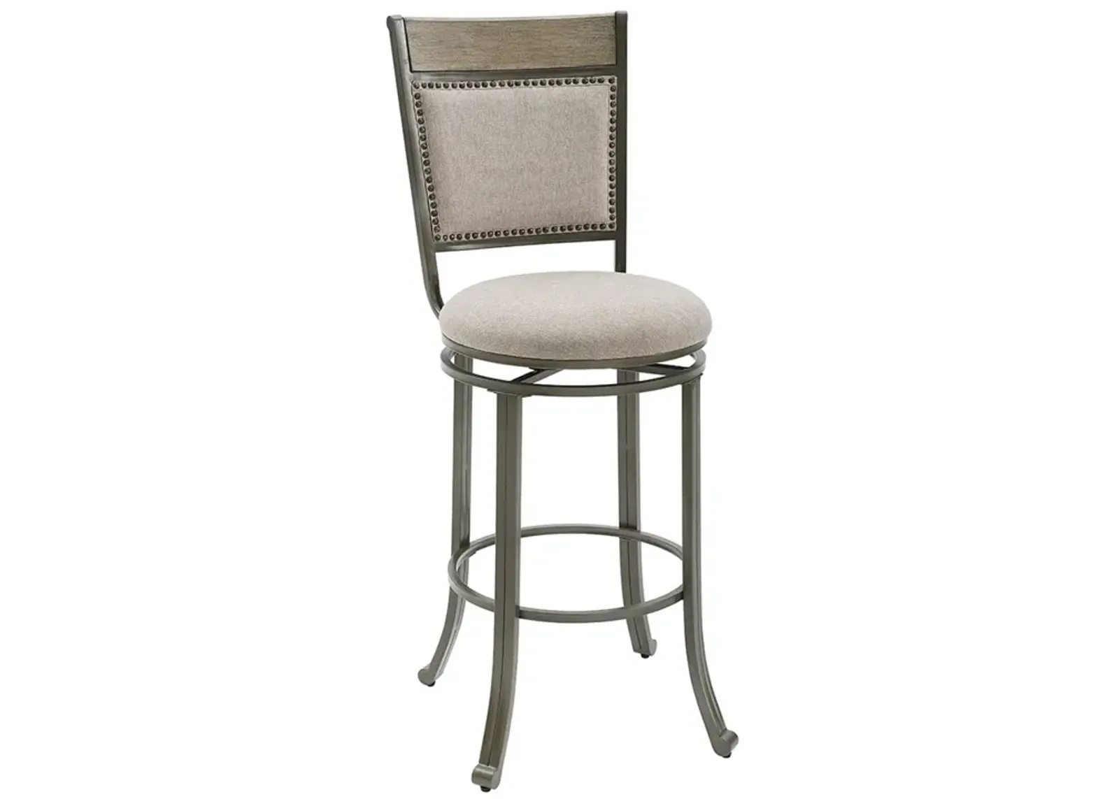 Franklin 3-Piece Pewter Bar Stools & Table Set