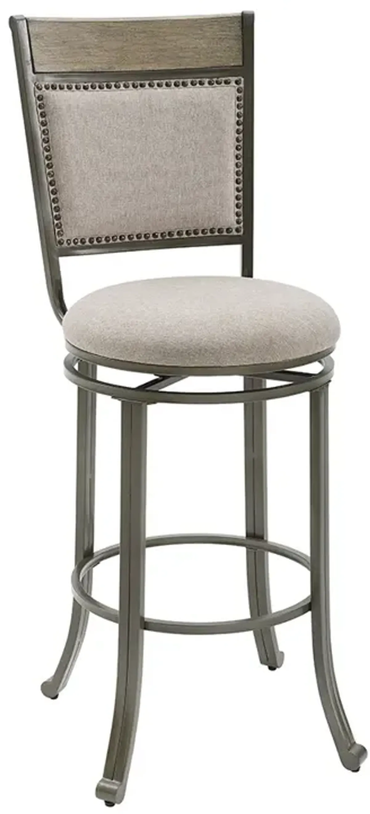 Franklin 3-Piece Pewter Bar Stools & Table Set