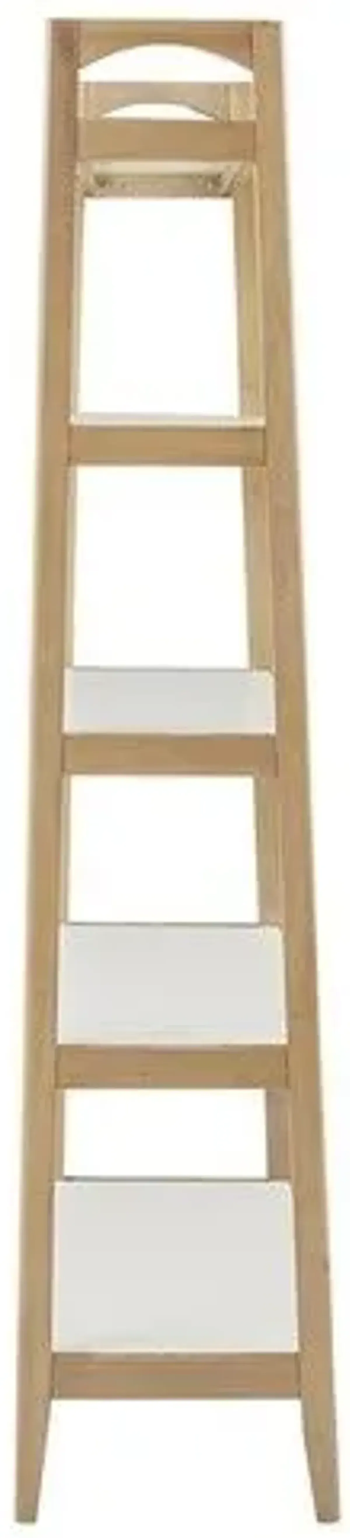 Olliix Madison Park Off-White/Natural Parker Shelf / Bookcase