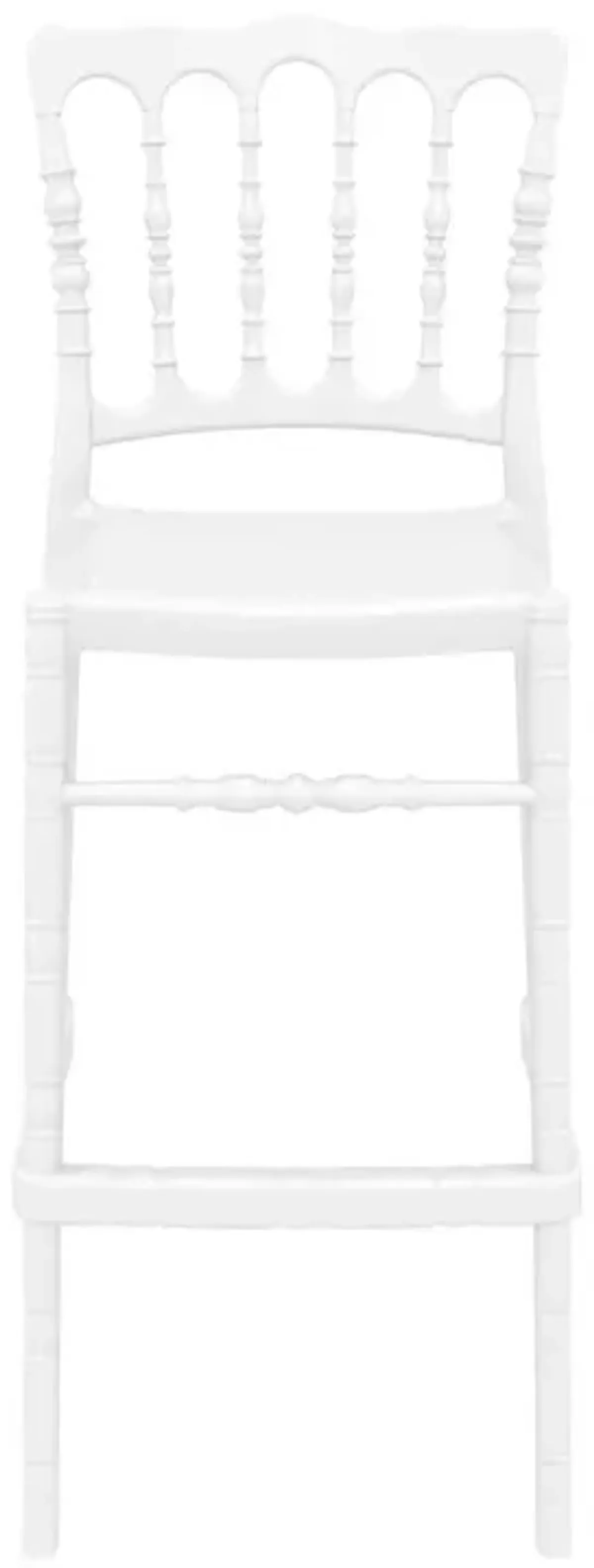 Compamia Opera Polycarbonate Bar Stool Glossy White