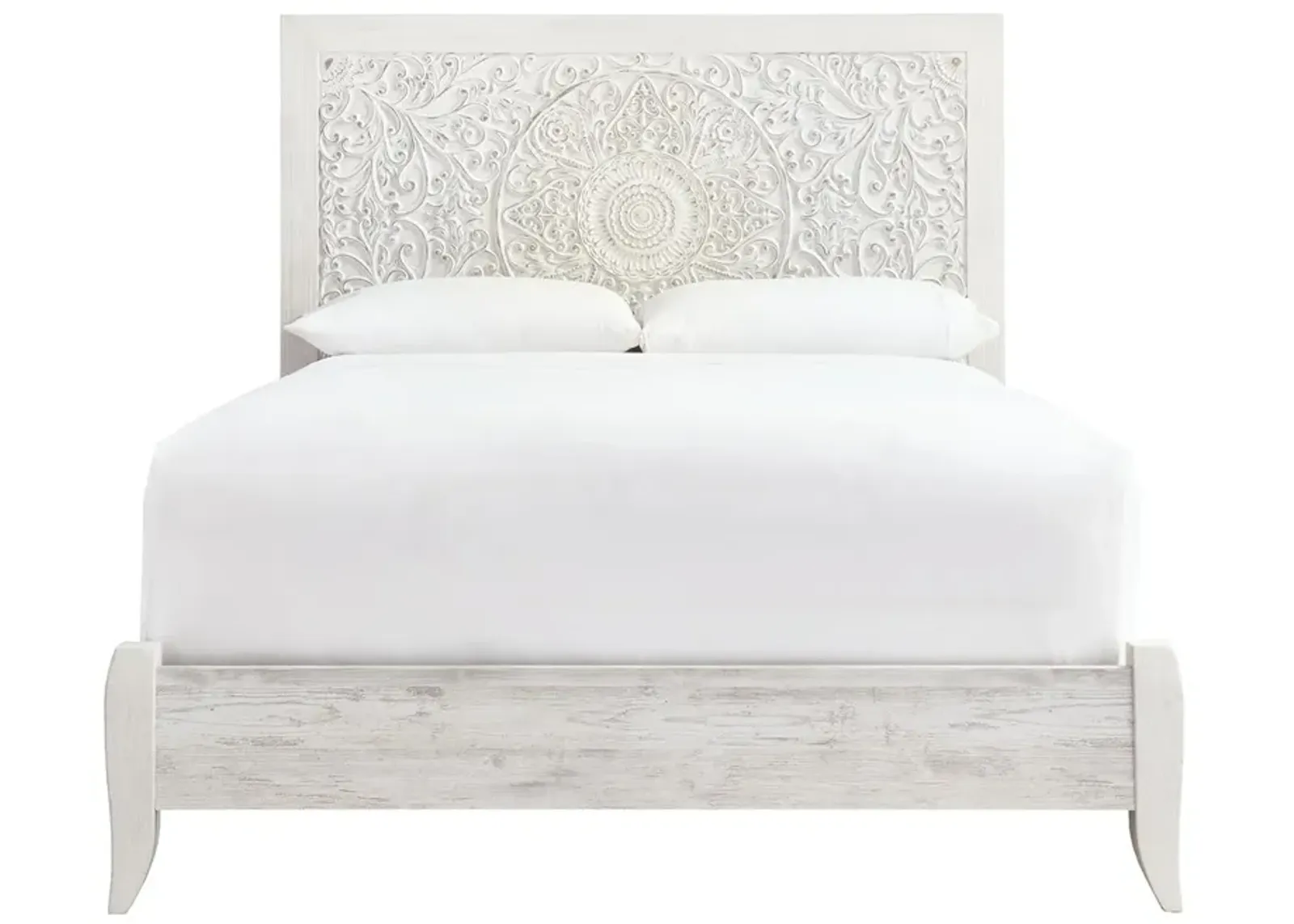 Ashley Paxberry Whitewash Queen Panel Bed