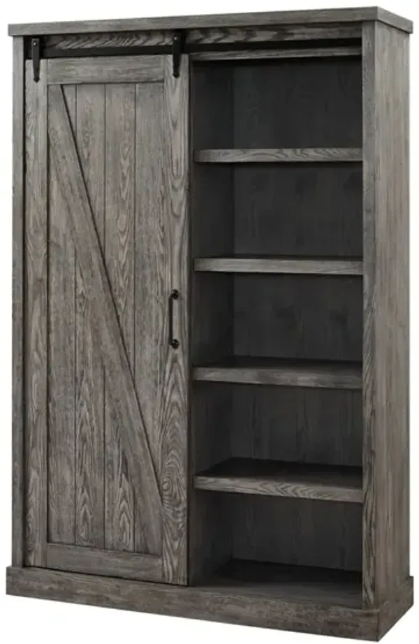 Martin Furniture Avondale Rustic Gray Bookcase