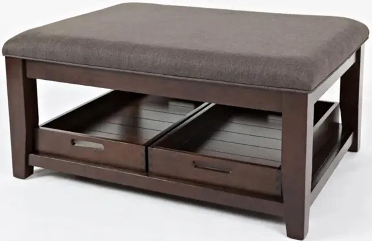 Jofran Twin Cities Ottoman Cocktail Table