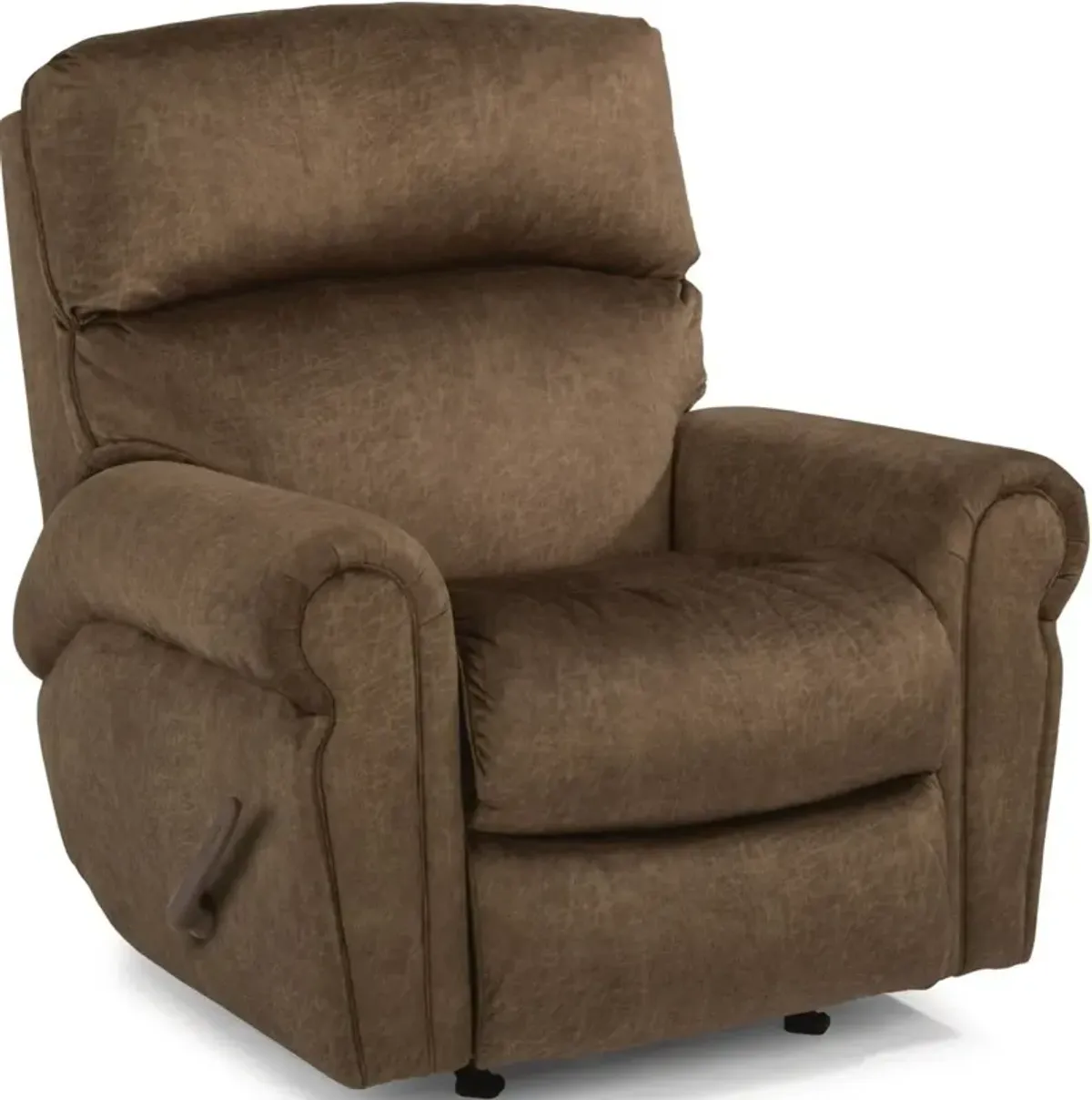 Flexsteel Langston Brown Chocolate Rocking Manual Recliner