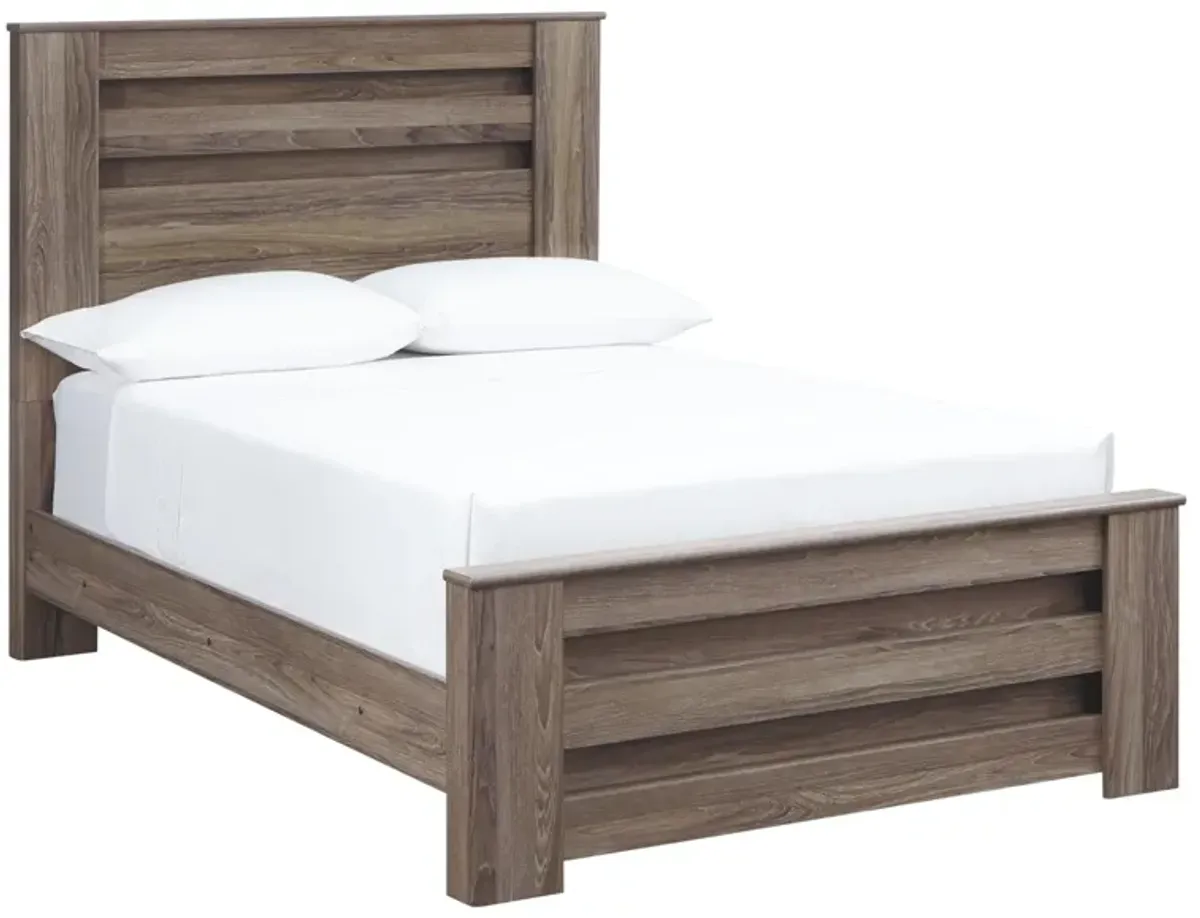 Ashley Zelen Warm Gray Full Panel Bed