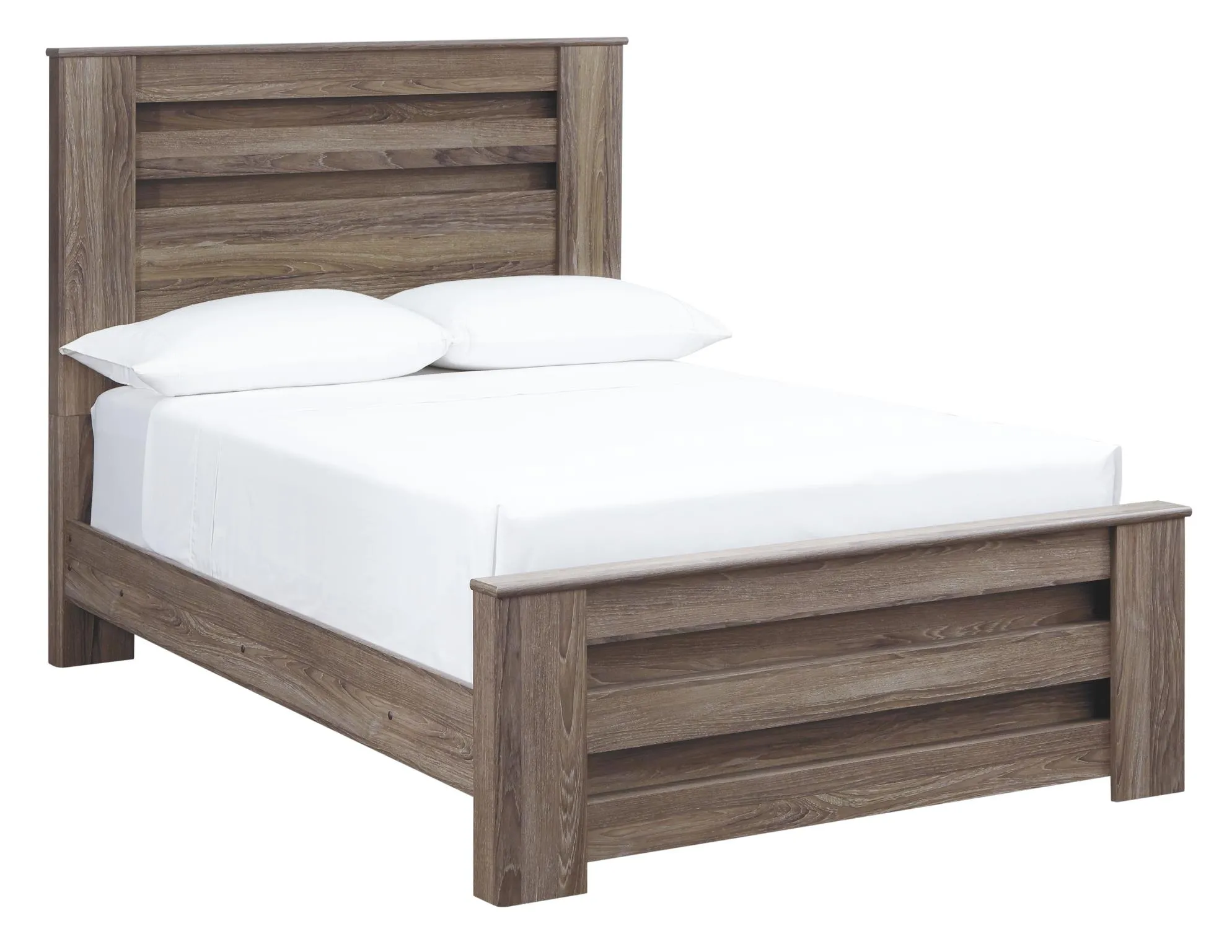 ZELEN FULL PANEL BED WARM GRAY SIGNATURE DESIGN