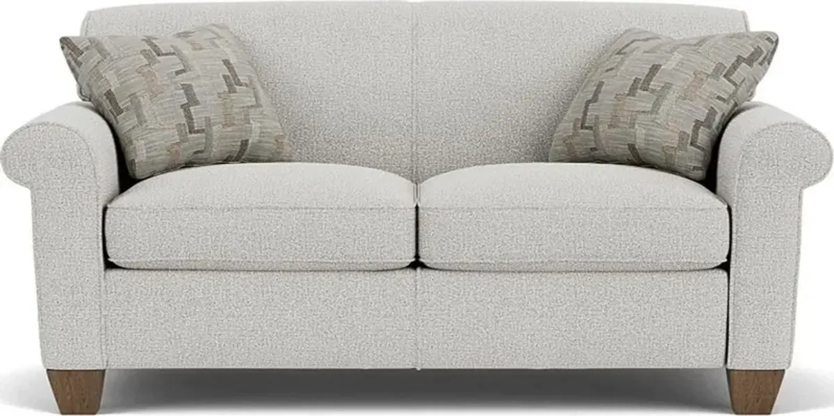 Flexsteel South Haven Silver Glacier Loveseat