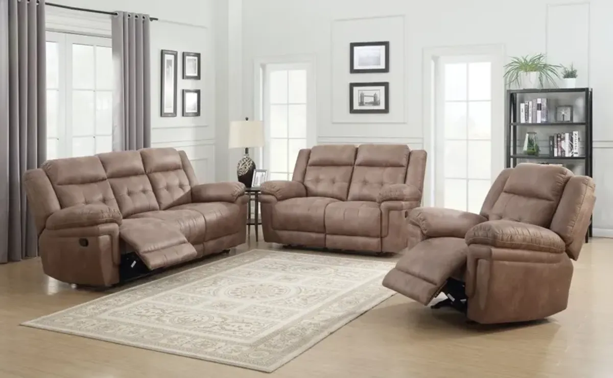 Steve Silver Anastasia Cocoa Glider Recliner Chair