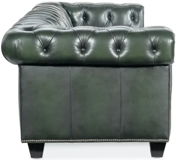 Hooker Furniture Charleston Tufted Leather Sofa