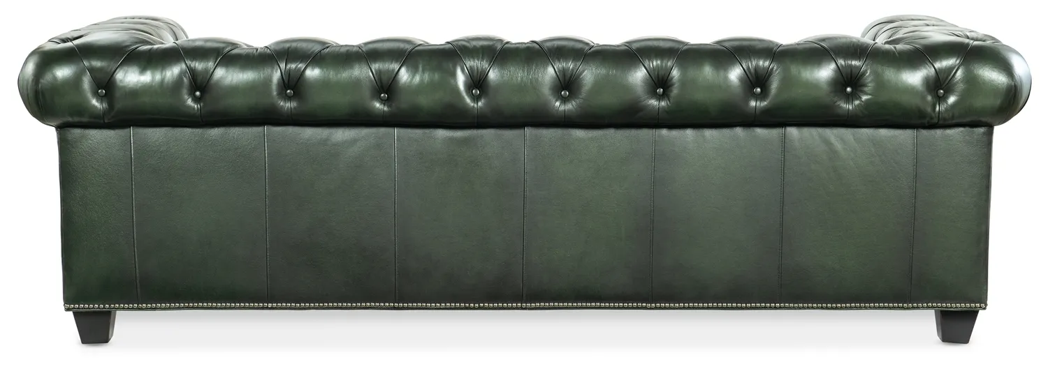 CHARLESTON TUFTED LEATHER SOFA