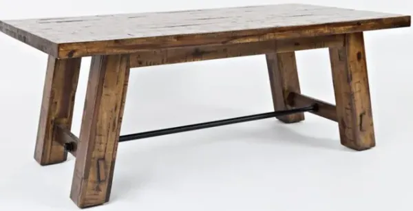 Jofran Cannon Valley Trestle Cocktail Table