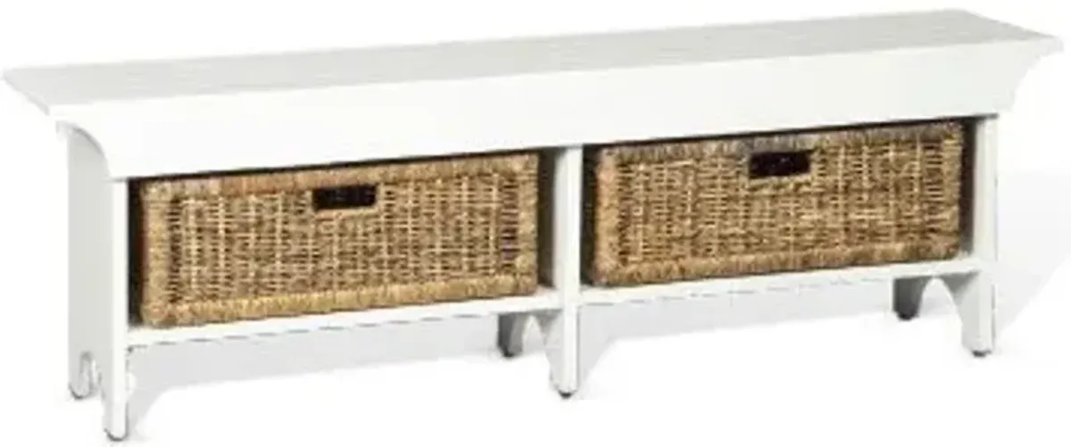 Sunny Designs Manor House River Birch Short Bench