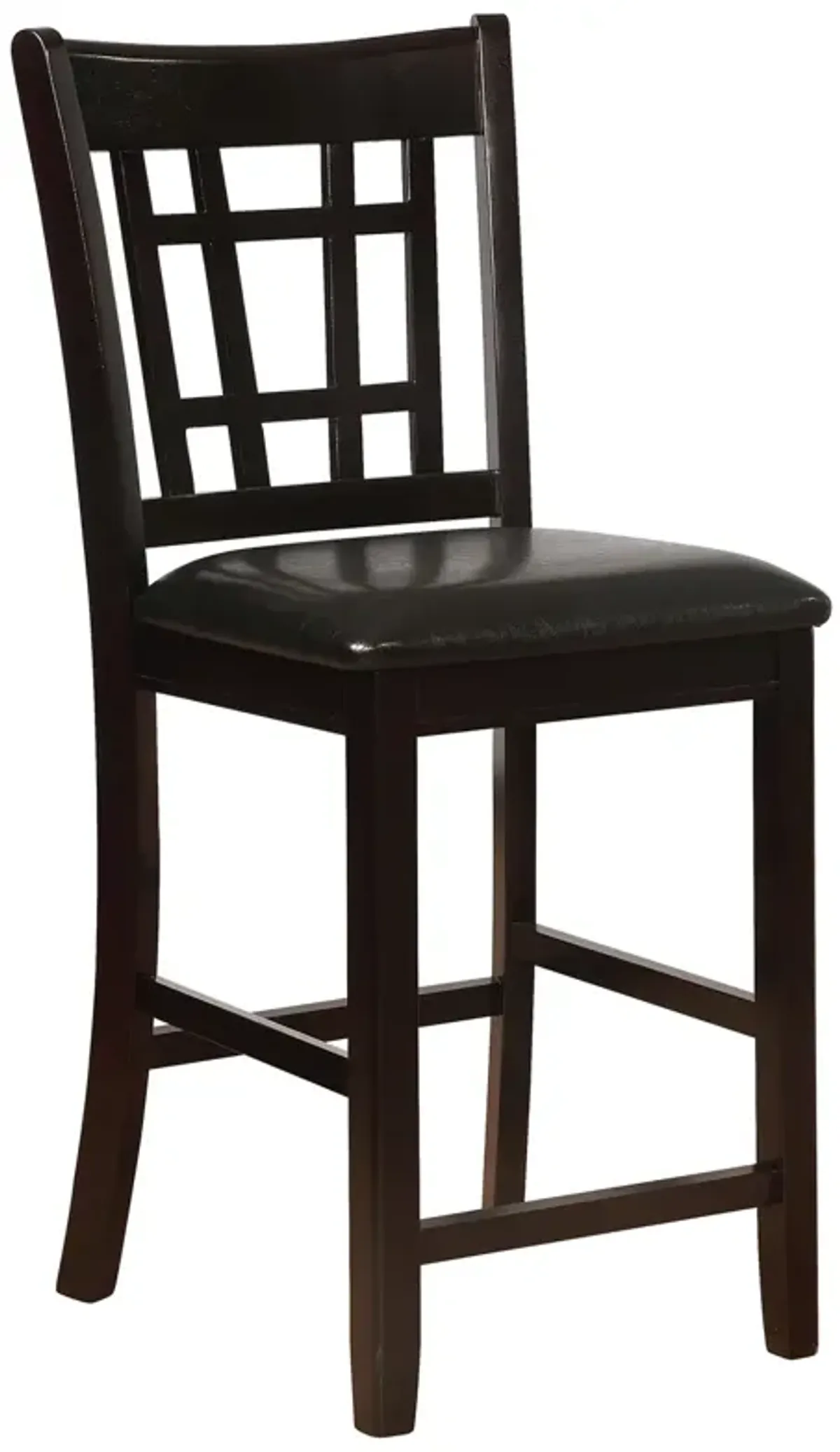 Coaster Lavon Wood Counter Chair Black & Espresso