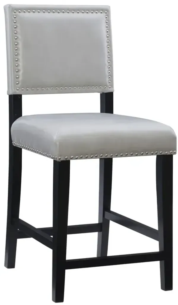 Linon Brook Dove Gray Counter Stool