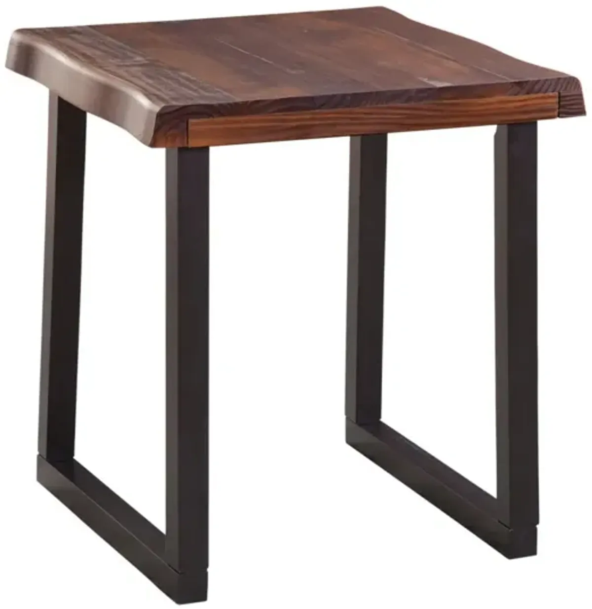 Steve Silver Jennings End Table In Cherry & Ebony