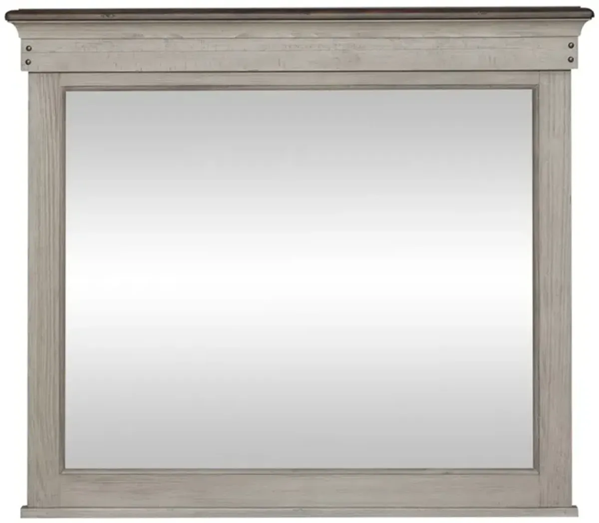 Liberty Furniture Ivy Hollow Dusty Taupe/Weathered Linen Mirror