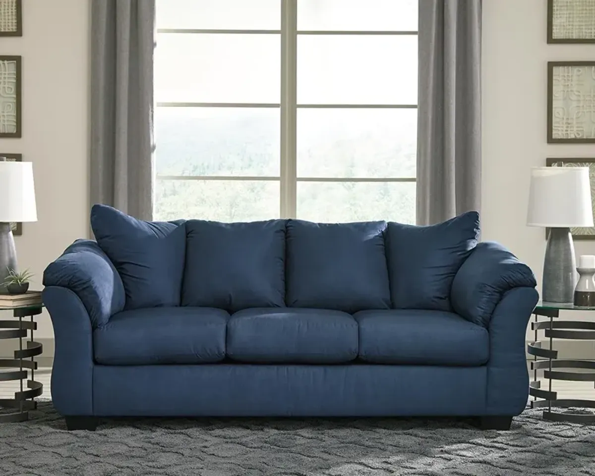 Ashley Darcy Blue Sofa