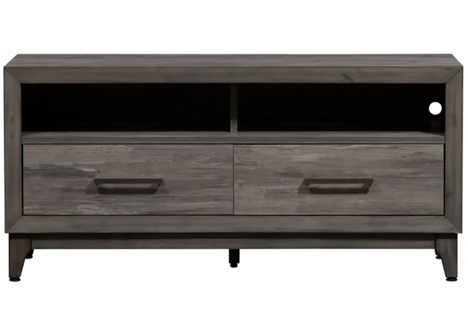 Liberty Furniture Mercury Driftwood Gray 47 Inch Media Entertainment TV Stand