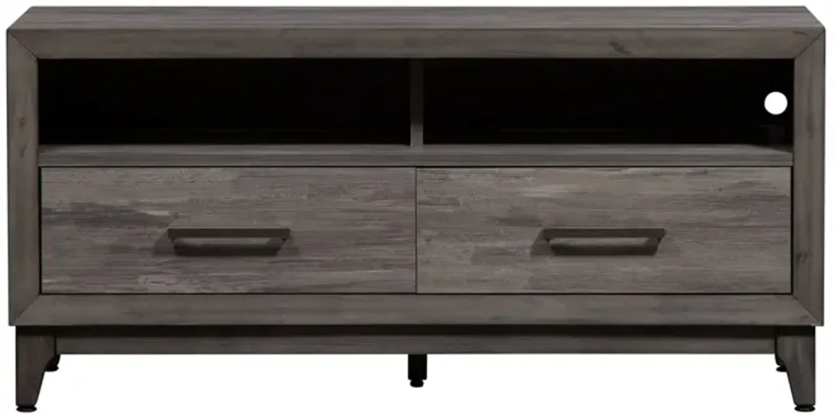 Liberty Furniture Mercury Driftwood Gray 47 Inch Media Entertainment TV Stand