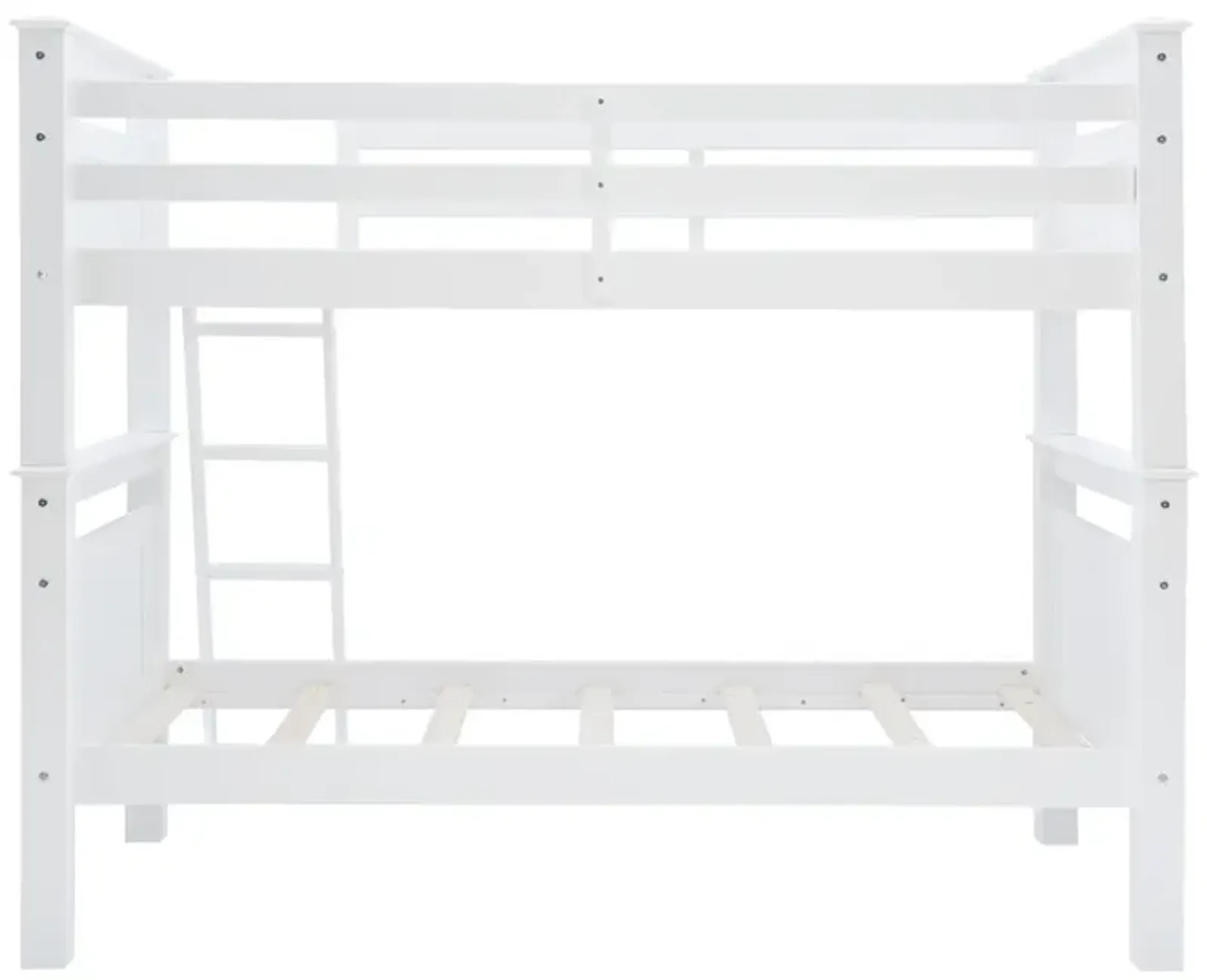 Powell Kids/Teens Beckett White Twin Over Twin Bunk Bed