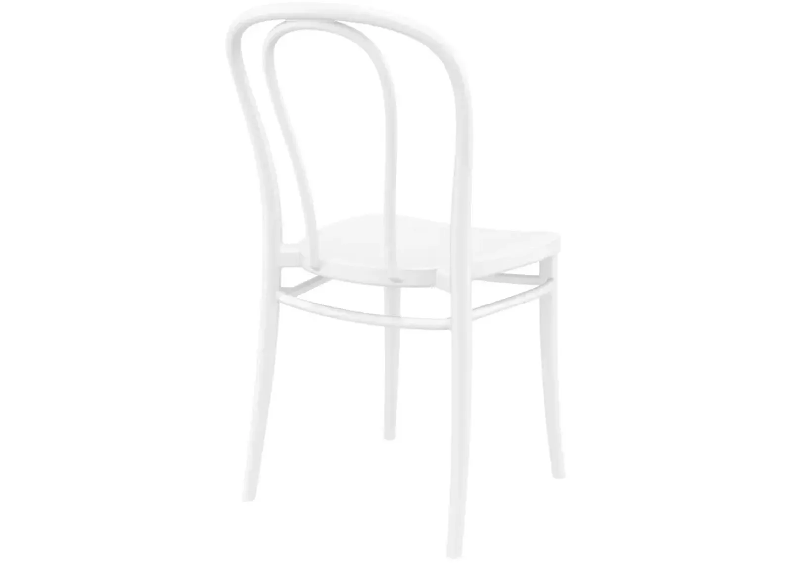 VICTOR RESIN OUTDOOR CHAIR WHITE