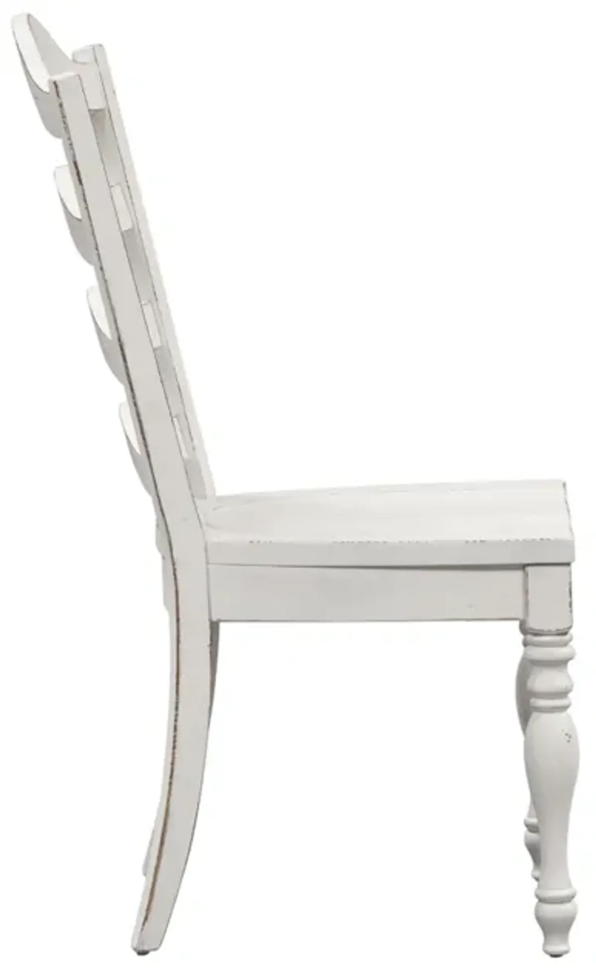 Liberty Furniture Magnolia Manor Antique White Ladder Back Side Chair